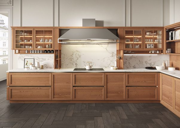Snaidero Heritage elm-framed kitchen