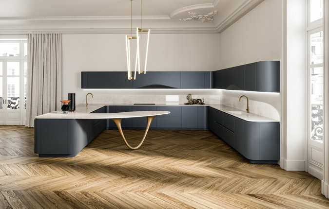 Snaidero Ola kitchen in night blue